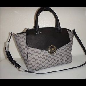 NEW MICHAEL KORS Signature HUDSON Large Satchel